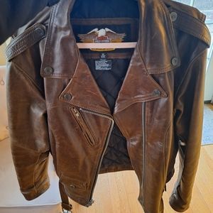 Vintage harley davidson leather jacket